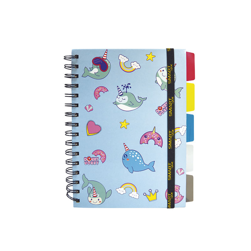 CUADERNO ESPIRAL FRANCES 96H C-5 UNICORN PD