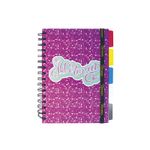 CUADERNO ESPIRAL FRANCES 96H RAYAS SIRENA PD