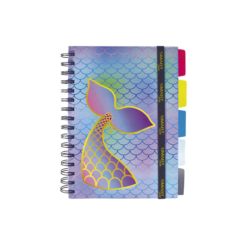 CUADERNO ESPIRAL FRANCES 96H RAYAS SIRENA PD