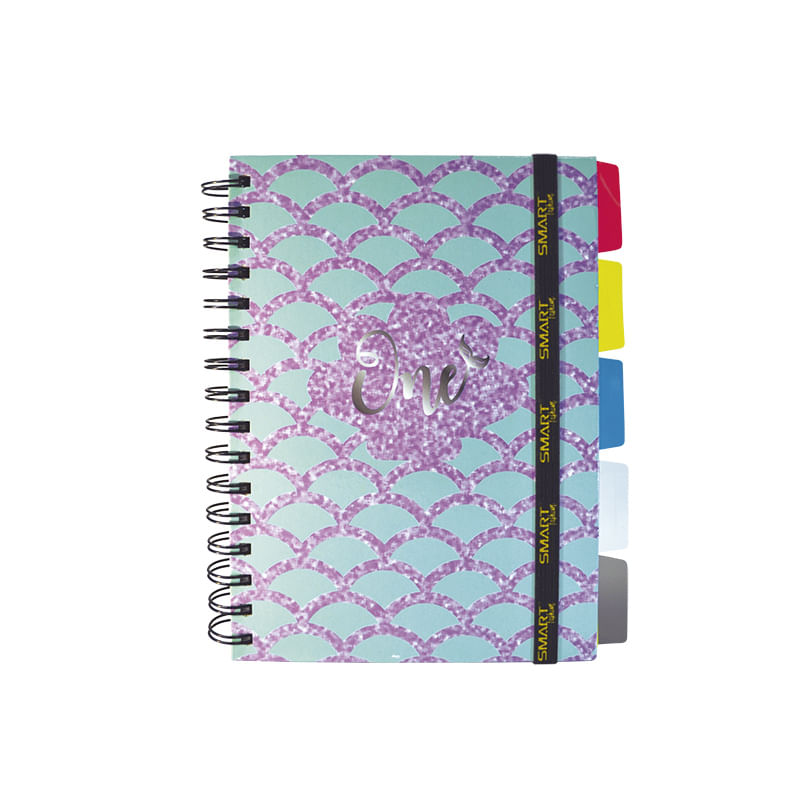 CUADERNO ESPIRAL FRANCES 96H RAYAS SIRENA PD