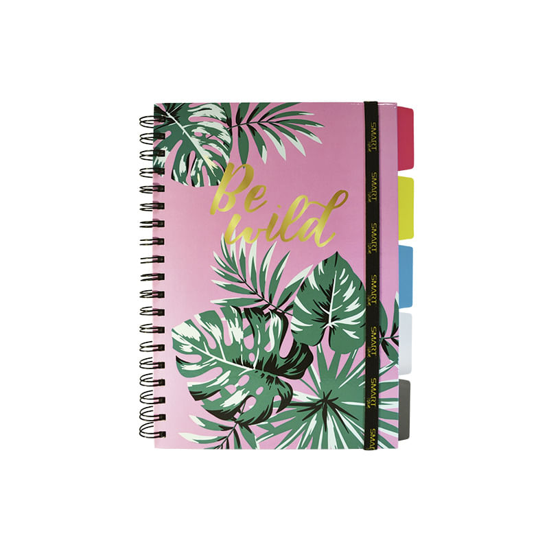CUADERNO ESPIRAL COLLEGE 96H RAYAS LEOPARDO PD