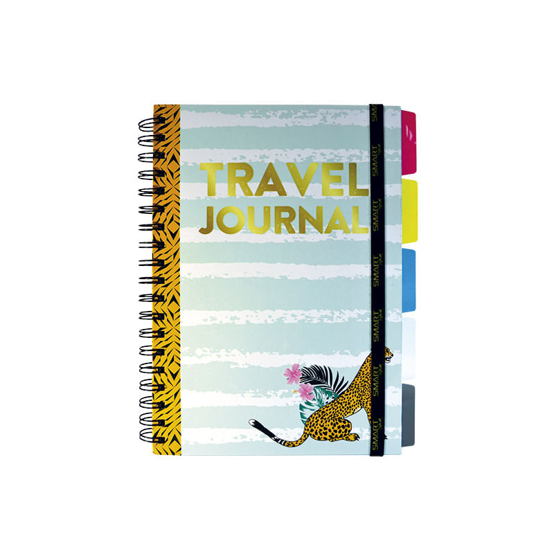CUADERNO ESPIRAL COLLEGE 96H RAYAS LEOPARDO PD