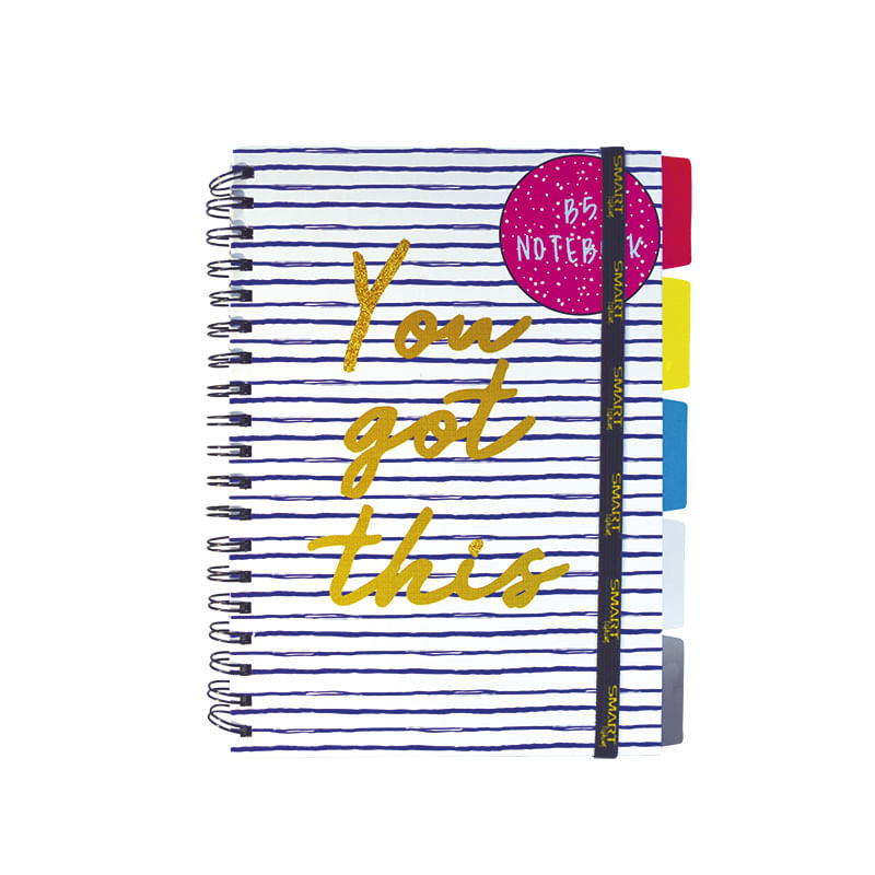 CUADERNO ESPIRAL COLLEGE 96H C-7 FLORAL PD