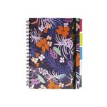 CUADERNO ESPIRAL COLLEGE 96H C-7 FLORAL PD