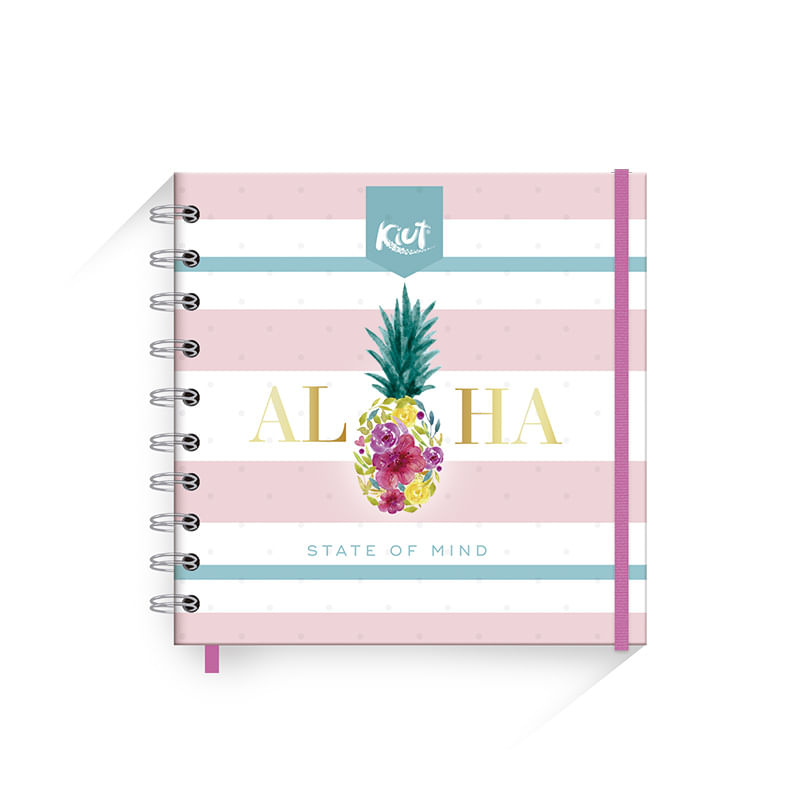 LIBRETA ESPIRAL RAYAS KIUT FOREVER
