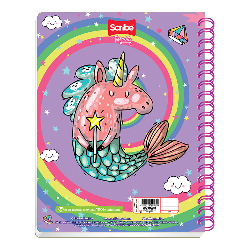CUADERNO PROFESIONAL 100H C5 TWINKLE