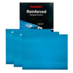 FOLDER COLGANTE CARTA AZUL CON 25PZAS REFORZADO