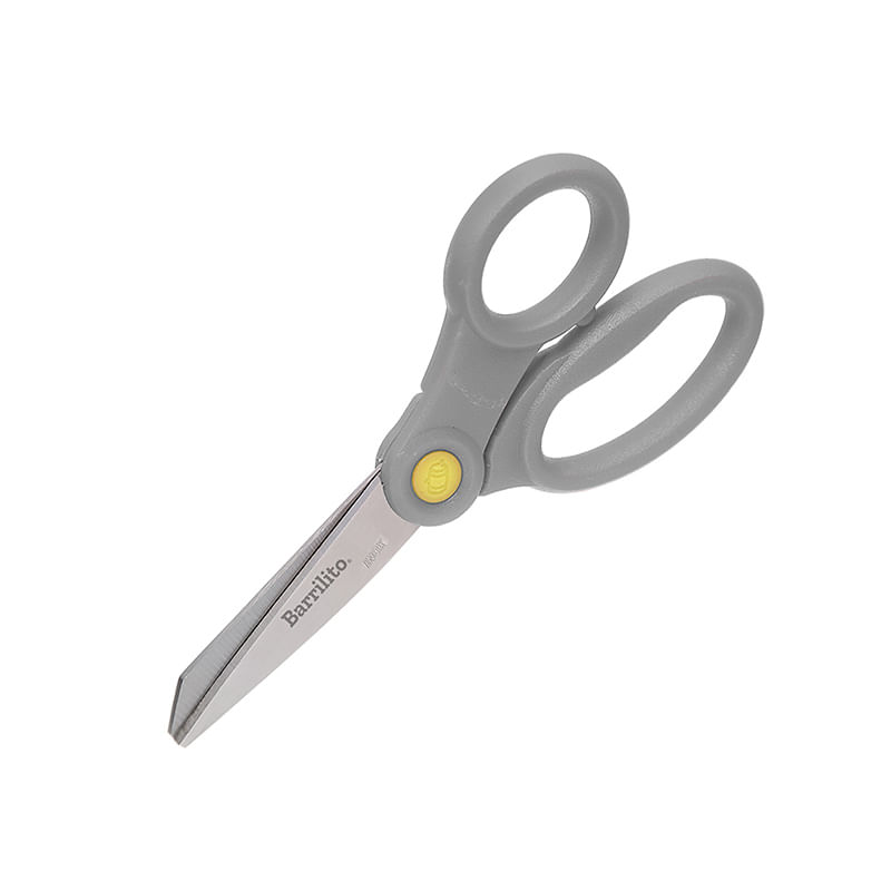 TIJERA METAL PLASTICO 5" BARRILITO