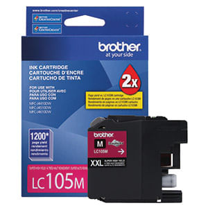 CARTUCHO DE TINTA SUPER ALTO RENDIMIENTO BROTHER LC105M MAGENTA