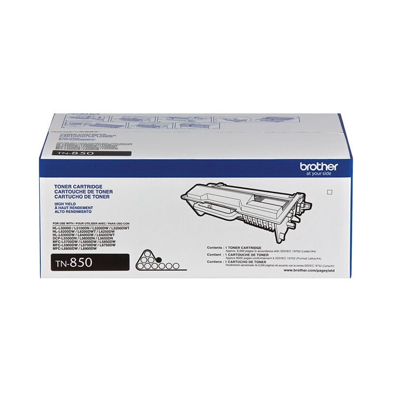 TONER LASER BROTHER TN-850 NEGRO