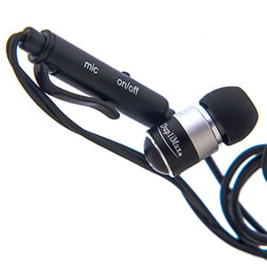 AUDIFONOS CON MICROFONO PARA SMARTPHONES, NEGRO