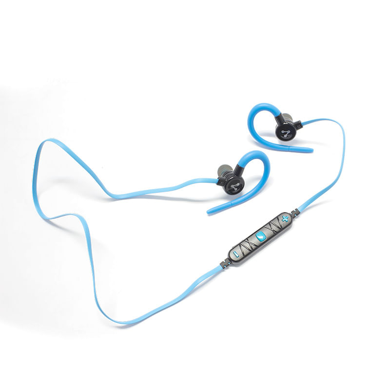 AUDIFONOS INALAMBRICOS BLUETOOTH DEPORTIVOS AZUL