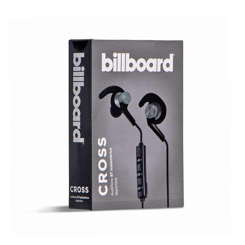 AUDIFONOS INALAMBRICOS BLUETOOTH DEPORTIVOS CROSS GRIS