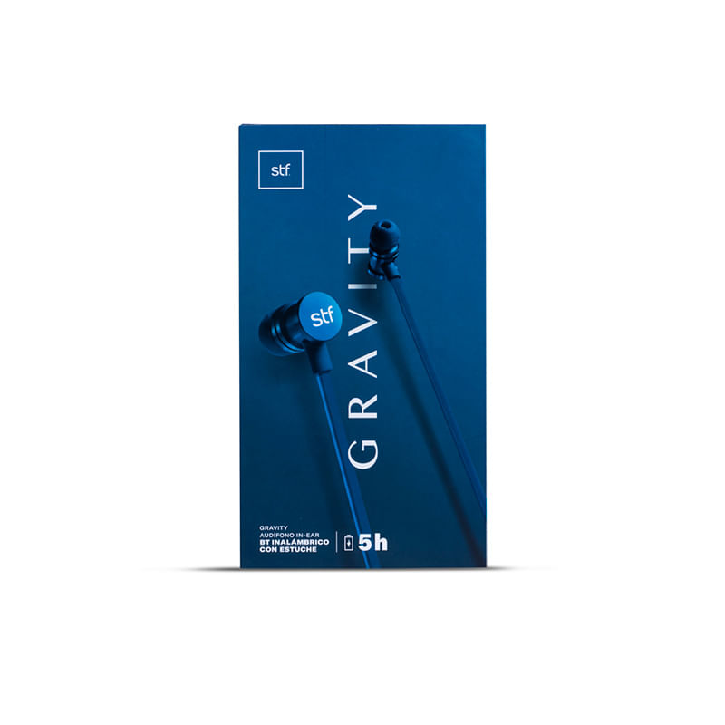 AUDIFONOS INALAMBRICOS BLUETOOTH GRAVITY AZUL