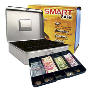 Caja para Dinero de Metal Grande de 30 x 24 x 9 cm 1430 Smart