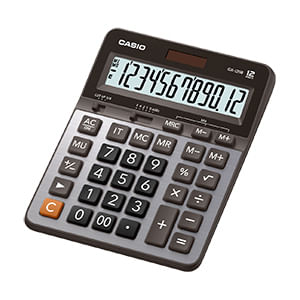 CALCULADORA ESCRITORIO CASIO GX-120B 12DIG GRANDE SOLAR/BATERIA