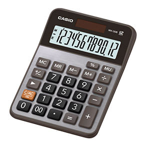 CALCULADORA ESCRITORIO CASIO MX-120B 12DIG CHICA SOLAR/BATERIA