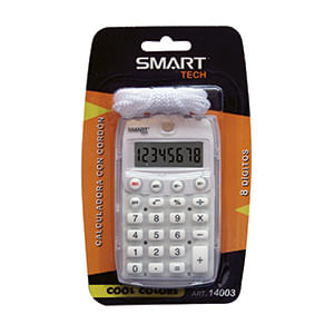 CALCULADORA BOLSILLO 8DIG CON CORDON COOL BLT