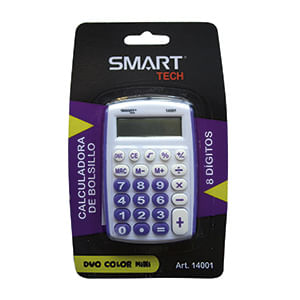 CALCULADORA BOLSILLO 8DIG PILAS DUO COLORS BLT