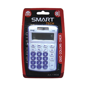 CALCULADORA BOLSILLO 8DIG SOLAR/PILAS DUO COLOR BLT