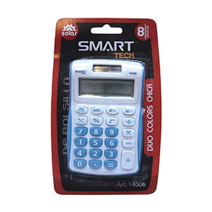 CALCULADORA BOLSILLO 8DIG SOLAR/PILAS DUO COLOR BLT