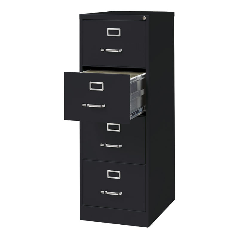 ARCHIVERO METAL 4 GAV 25" NEGRO OFICIO