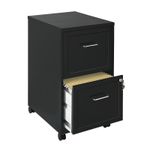 ARCHIVERO METAL 2 GAV 18" NEGRO CARTA MOVIL