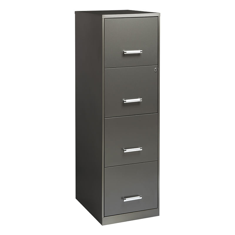 ARCHIVERO METAL 4 GAV 18" CHARCOAL METALICO CARTA