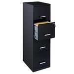 ARCHIVERO METAL 4 GAV 18" NEGRO CARTA