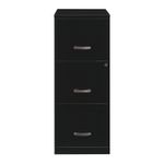 ARCHIVERO METAL 3 GAV 24" NEGRO CARTA