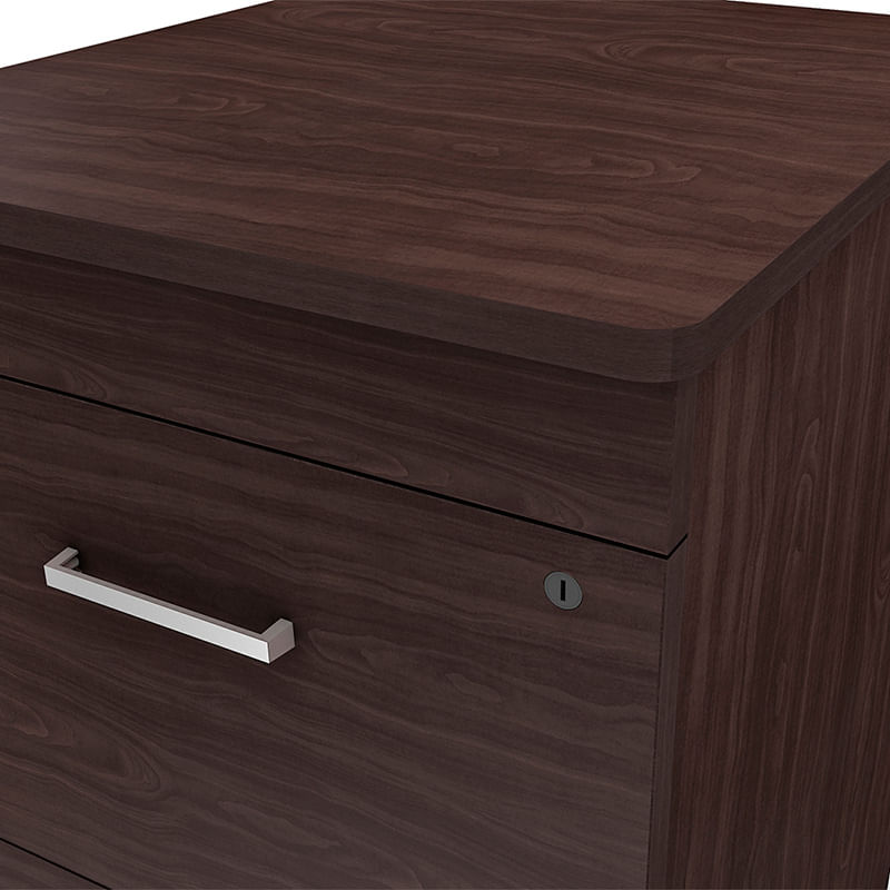 ARCHIVERO ALTO 2 GAVETAS WENGUE