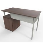 ESCRITORIO BASICO THORINO C/ARCHIVERO  WENGUE  120MT