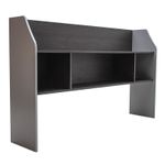 LIBRERO SOBRE CREDENZA S/PUERTAS STORM/GRIS