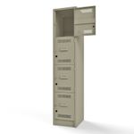 LOCKER 4 PTAS 180X38X445 CM S/CHAPA C/PORTACANDADO ARENA