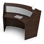 MODULO DE RECEPCION PRINCIPAL C/ POLICARBONATO EXTEND WENGUE