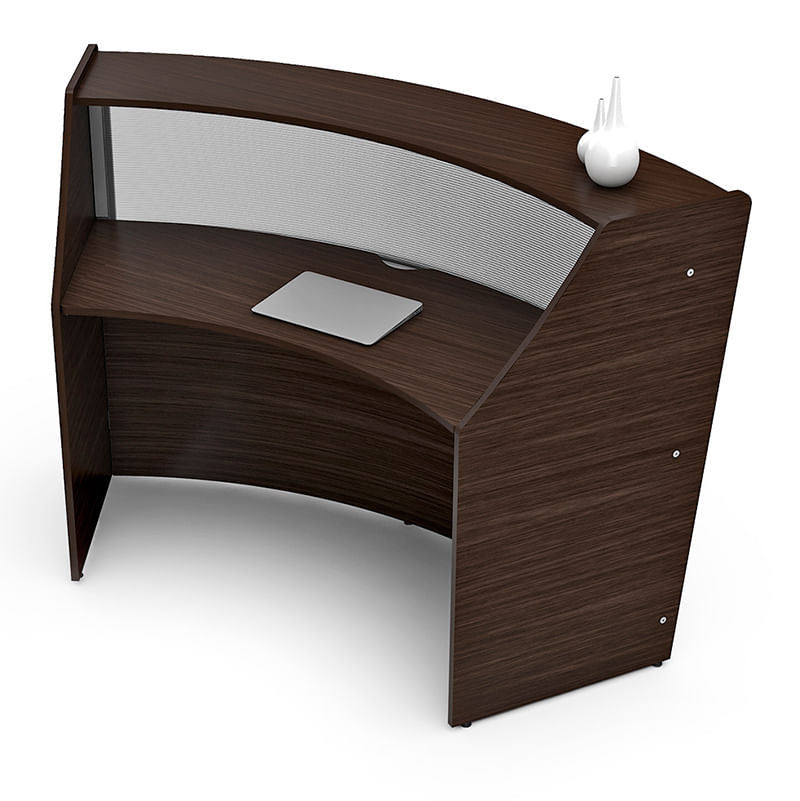MODULO DE RECEPCION PRINCIPAL C/ POLICARBONATO EXTEND WENGUE