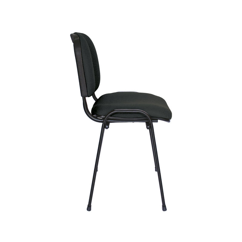 SILLA VISITA S/BRAZOS TELA ISO NEGRO