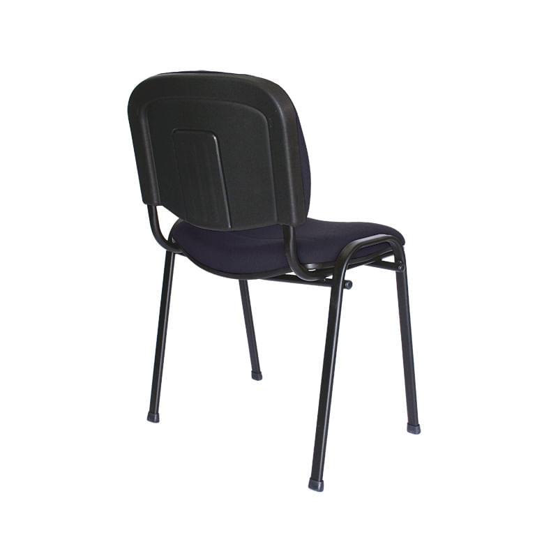 SILLA VISITA S/BRAZOS TELA ISO NEGRO