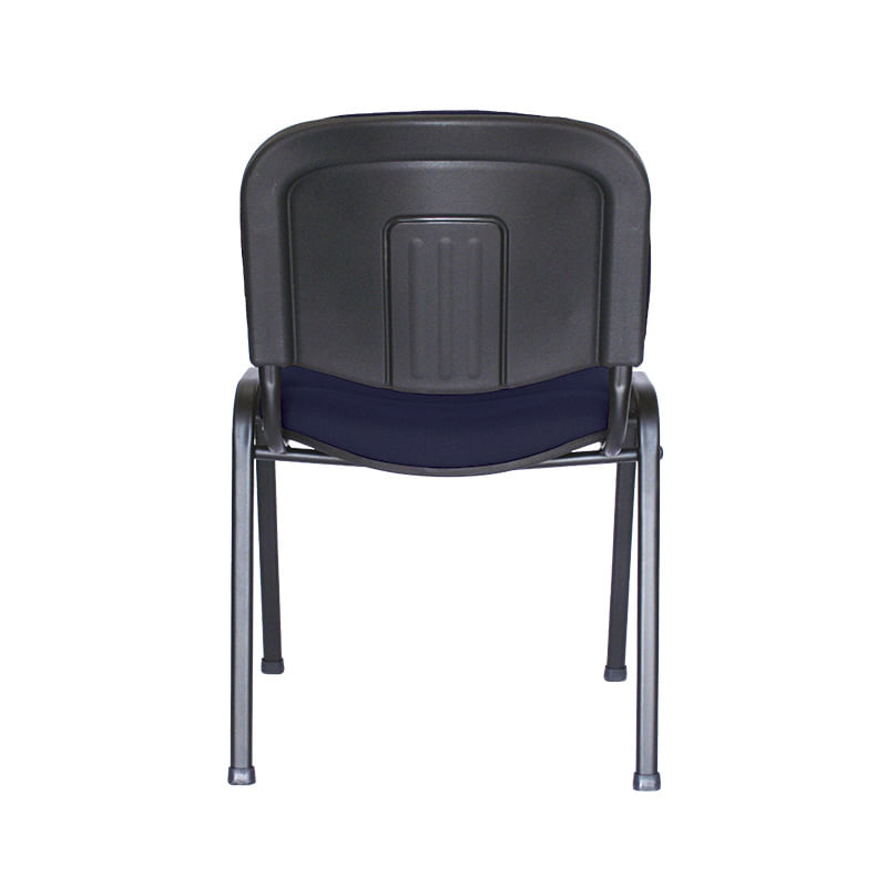 SILLA VISITA S/BRAZOS TELA ISO NEGRO
