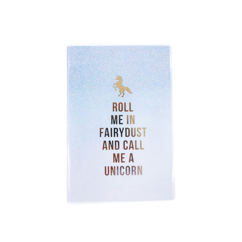 CUADERNO COSIDO FRANCES 80H RAYAS GLITTER