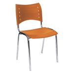 SILLA VISITA SIN BRAZOS POLIPROPILENO INNOVA COLORES