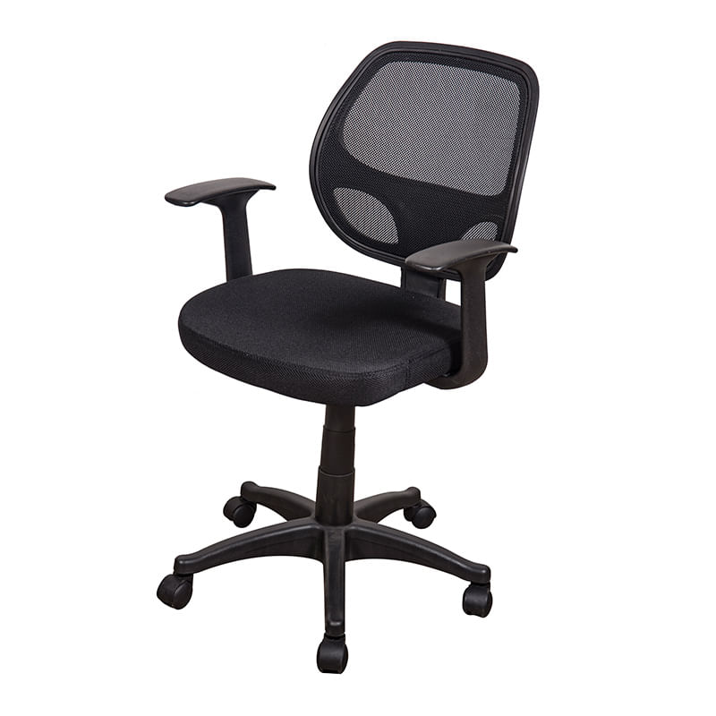 SILLA SECRETARIAL CON BRAZOS MALLA