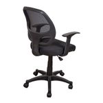 SILLA SECRETARIAL CON BRAZOS MALLA