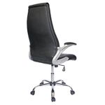 SILLON EJECUTIVO ECOAREZZO RESPALDO ALTO VINIPIEL NEGRO