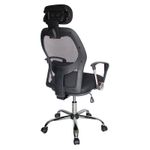 SILLON EJECUTIVO RESPALDO ALTO MALLA NEGRO CANTABRIA