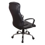 SILLON EJECUTIVO RESPALDO ALTO PIEL/VINIL NEGRO KLAVE