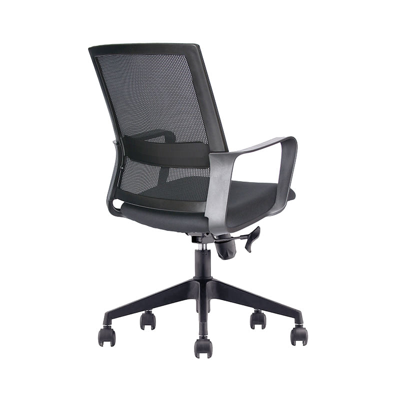 SILLON EJECUTIVO RESPALDO MEDIO MALLA NEGRO SLING