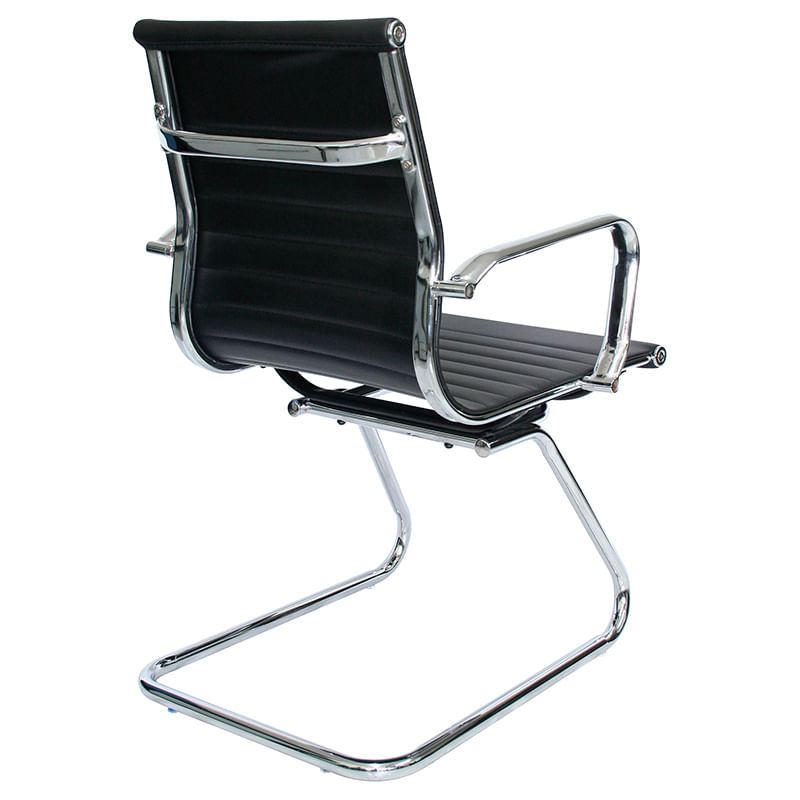 SILLON EJECUTIVO VISITA VINIPIEL GOETZ NEGRO