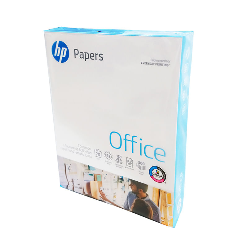 PAPEL HP OFFICE CARTA BLCO 37K C/500HJS