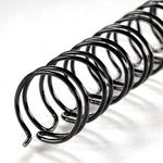 ARILLO METALICO 1" NEGRO 20PZAS TWIN LOOP